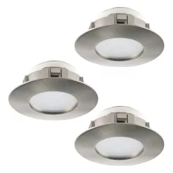   EGLO 95823 PINEDA Fürdőszobai Beépíthető Lámpa Nikkel LED IP20