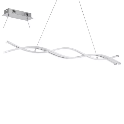 EGLO 96102 LASANA Modern Led Függesztett Lámpa Fehér, Króm LED IP20
