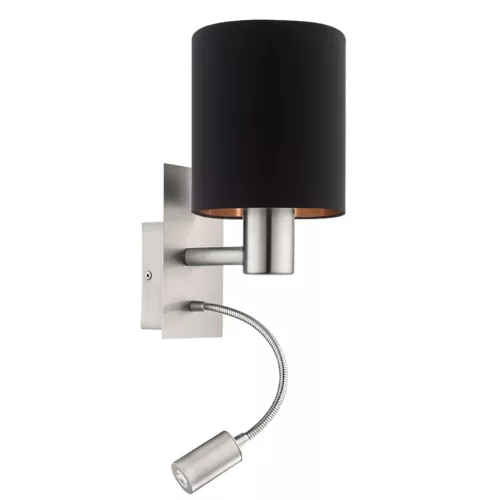 Eglo PASTERI 96483 Fali lámpa 1x40W/E27 + 1X3,5W/LED 380LM