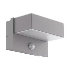   EGLO 97159 AZZINANO Fali Lámpa Mozgásérzékelővel Fehér, Ezüst LED IP44