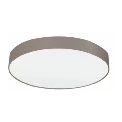   EGLO 97616 PASTERI Kerek Mennyezeti Lámpa Fehér, Taupe E27 IP20