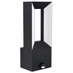   EGLO 98726 RIFORANO Fali Lámpa Mozgásérzékelővel Fehér, Fekete LED IP44