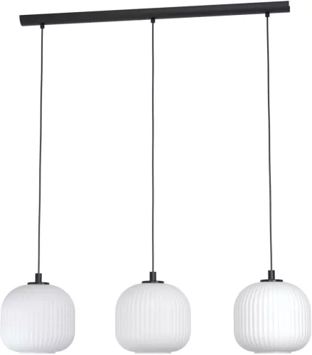 EGLO 99367 MANTUNALLE Modern Függesztett Lámpa Fehér, Fekete E27 IP20