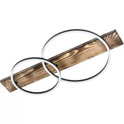   EGLO 99408 BOYAL Modern LED Mennyezeti Lámpa Barna, Fekete, Sötét Fa LED IP20