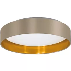   EGLO 99541 MASERLO 2 Ernyős Mennyezeti Lámpa Fehér, Szürke, Arany LED IP20