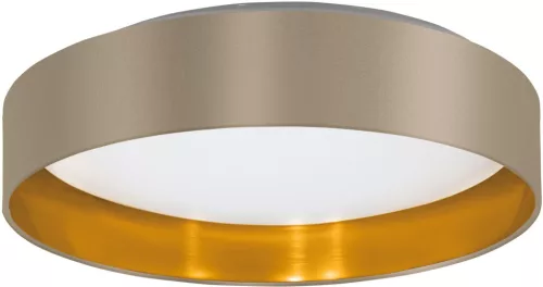 EGLO 99541 MASERLO 2 Ernyős Mennyezeti Lámpa Fehér, Szürke, Arany LED IP20