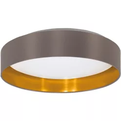   EGLO 99542 MASERLO 2 Ernyős Mennyezeti Lámpa Fehér, Arany LED IP20