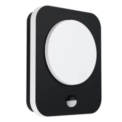   EGLO 99584 MADRIZ Fali Lámpa Mozgásérzékelővel Fehér, Fekete LED IP44