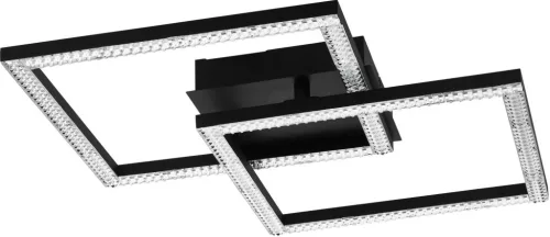 EGLO 99799 LEJIAS Modern LED Mennyezeti Lámpa Fekete, Átlátszó LED IP20