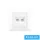 ELDGROUND 2×RJ45 Cat.5e UTP aljzat Fehér