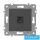 ELDGROUND RJ45 Cat.6 UTP aljzat Fekete