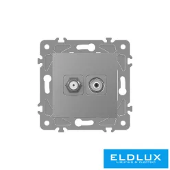 ELDGROUND SAT + TV aljzat (13db) Ezüst