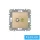 ELDGROUND SAT (13db) + RJ45 Cat.5e UTP aljzat Arany
