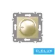 ELDGROUND EMC fényerő szabályzó LED Max.250w Arany