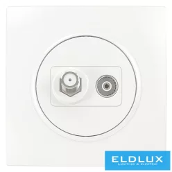 ELDELIN SAT + TV aljzat (13db) Fehér