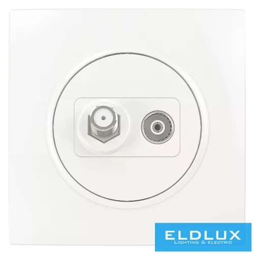 ELDELIN SAT + TV aljzat (13db) Fehér