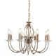 ELSTEAD AG8-AGED-BRASS AEGEAN Provence Csillár Sárgaréz E14 IP20