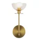 Elstead Lighting Sylvia ALM-SYLVIA-1WB-BG-CL Fali lámpa 1x40W/E14 IP20