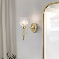   Elstead Lighting CARROLL BATH-CARROLL1-PB Fali lámpa 1x40W/G9 IP44
