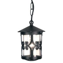   Elstead Lighting HEREFORD BL13B-BLACK Függőlámpa 1x60W/E27 IP23