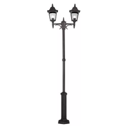   Elstead Lighting CHAPEL CP8-BLACK Utcai lámpa 2x60W/E27 IP44