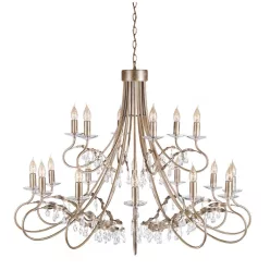   Elstead Lighting CHRISTINA CRT18-SIL-GOLD Csillár 18x60W/E14