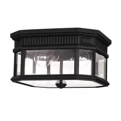   Feiss COTSWOLD LANE FE-COTSLN-F-BK Süllyesztett mennyezeti lámpa 2x60W/E27 IP44