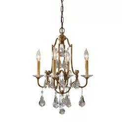   ELSTEAD FE-VALENTINA4 VALENTINA Provence Csillár Antik bronz E14 IP20