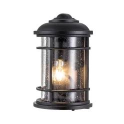   Feiss Lighthouse FE-LIGHTHOUSE-7-BLK Fali lámpa 1x60W/E27 IP44