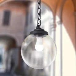   ELSTEAD FMG-SICARGLOBEBLK SICAR Kültéri Függő Lámpa IP55