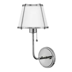   Hinkley Lighting Clarke HK-CLARKE1-PN-WH Fali lámpa 1x40W/E27 IP20