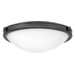   ELSTEAD HK-COLLIER-F-M-BX COLLIER Kerek Mennyezeti Lámpa Fekete, Opál E27 IP20