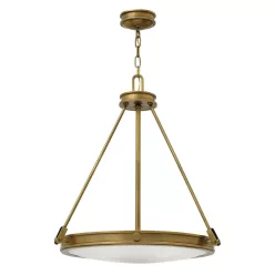  ELSTEAD HK-COLLIER-P COLLIER Glamour Függesztett Lámpa Fehér, Sárgaréz E14 IP20