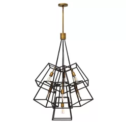   ELSTEAD HK-FULTON-7P FULTON Modern Led Függesztett Lámpa Barna, Sárgaréz E27 IP20
