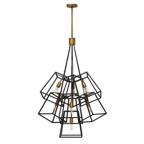 ELSTEAD HK-FULTON-7P FULTON Modern Led Függesztett Lámpa Barna, Sárgaréz E27 IP20