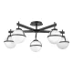 Hinkley Lighting Hollis HK-HOLLIS-5-O-BK Plafonlámpa 5x40 W/E14 ip44