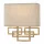 Hinkley Lighting LANZA HK-LANZA2-BR Fali lámpa 2x60W/E14