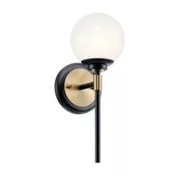   Kichler Benno KL-BENNO1-BK-CPZ Fali lámpa 1x3W/G9 3000K 300lm IP44