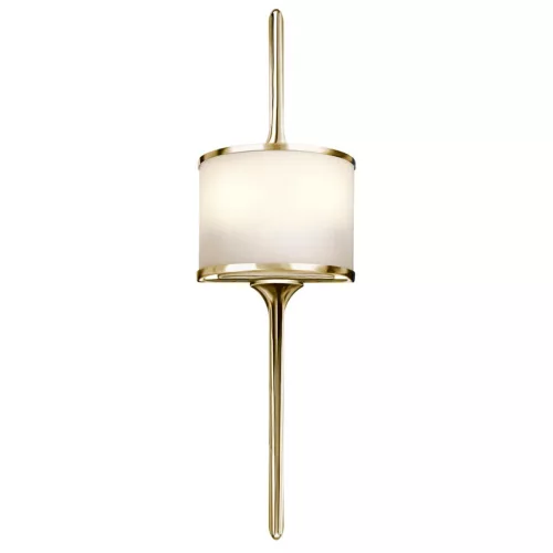 Kichler MONA KL-MONA-S-PB Fali lámpa 2x3,5W/G9 320LM IP44