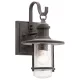 Kichler RIVERWOOD KL-RIVERWOOD2-S Fali lámpa 1x60W/E27 IP44
