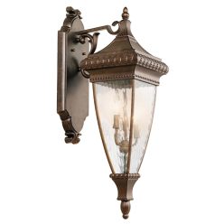   Kichler VENETIAN RAIN KL-VENETIAN2-L Kültéri Fali Lámpa 3x60W/E14 IP44