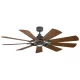 KICHLER KLF-GENTRY-65-WZ GENTRY Ventilátoros lámpa Sötét Dió, Könnyű Dió, Cink LED IP44