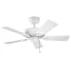KICHLER KLF-KEVLAR-42-WHT KEVLAR Ventilátoros lámpa Matt Fehér IP44