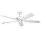 KICHLER KLF-KEVLAR-60-WHT KEVLAR Ventilátoros lámpa Matt Fehér IP44
