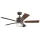 KICHLER KLF-LYNDON-52-OZ LYNDON Ventilátoros lámpa Antik Bronz, Dió, Sötét Dió E27 IP23