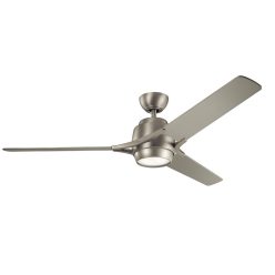   Kichler Zeus KLF-ZEUS-60-BN Ventilátor 1x10W/LED 3000K 1116 lm IP20