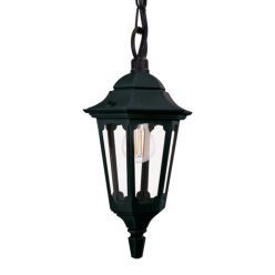   Elstead Lighting Parish PR9-BLACK Függőlámpa 1x60W/E27 IP44