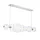 ELSTEAD QN-ATOMO-LP7-PC ATOMO Modern Függesztett Lámpa Csiszolt Króm, Átlátszó LED IP20