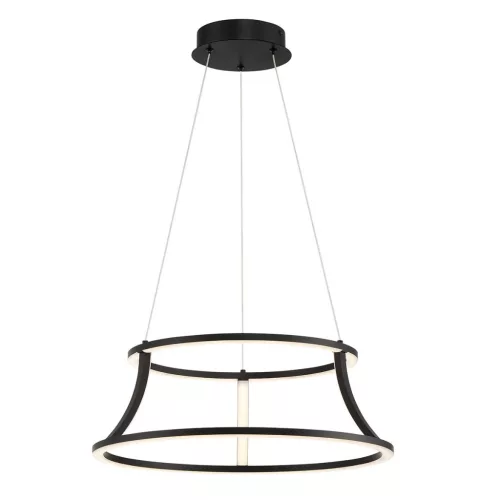 ELSTEAD QN-CADOUX-P-BK CADOUX Modern Led Függesztett Lámpa Fehér, Matt Fekete LED IP20