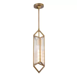   ELSTEAD QN-CAIRO-1P-VBSCR CAIRO Glamour Függesztett Lámpa Sárgaréz E27 IP20
